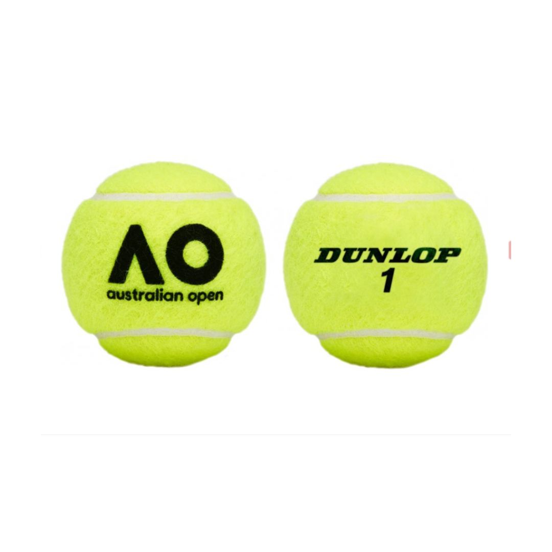 Dunlop Australian Open Tennis Ball Can*3