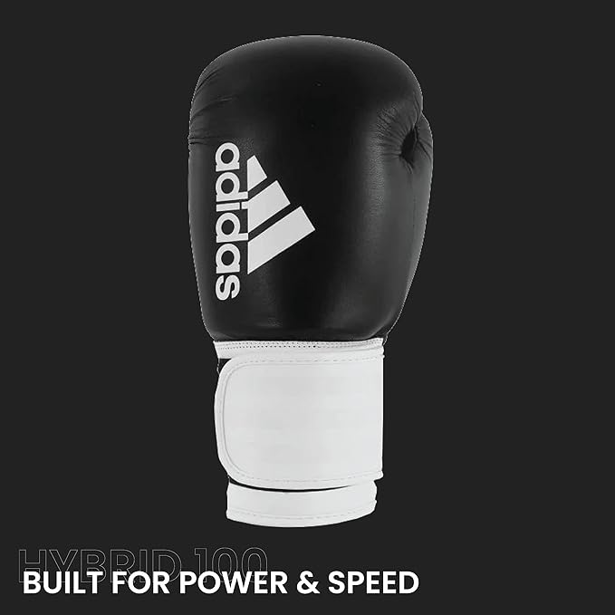 Adidas Hybrid 100 Boxing Gloves Black/White