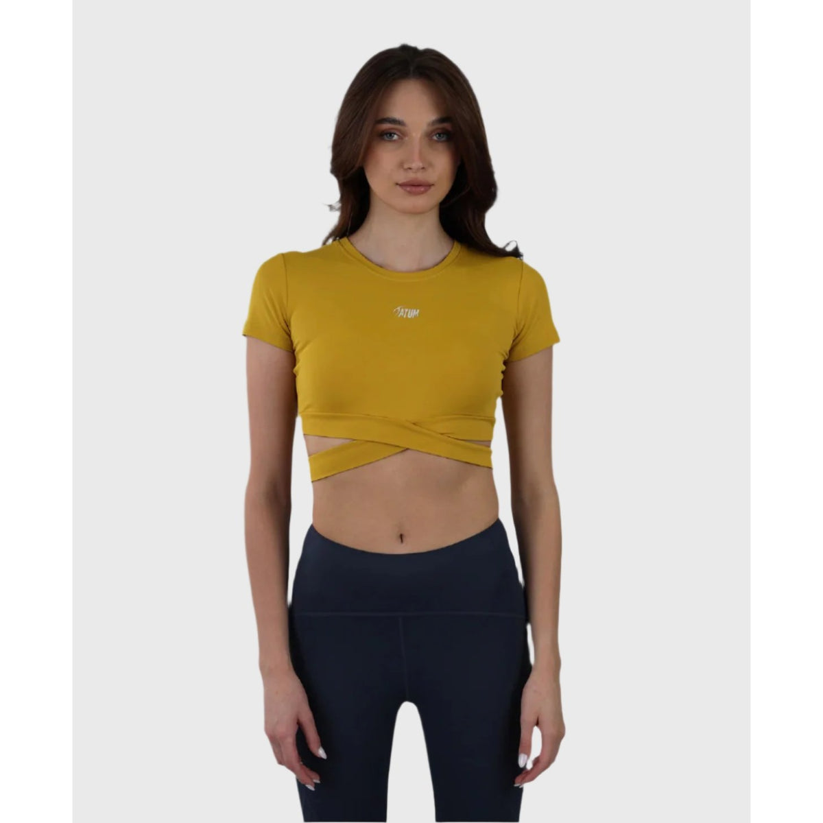 Twisted Short Sleeves Women's Crop Tee