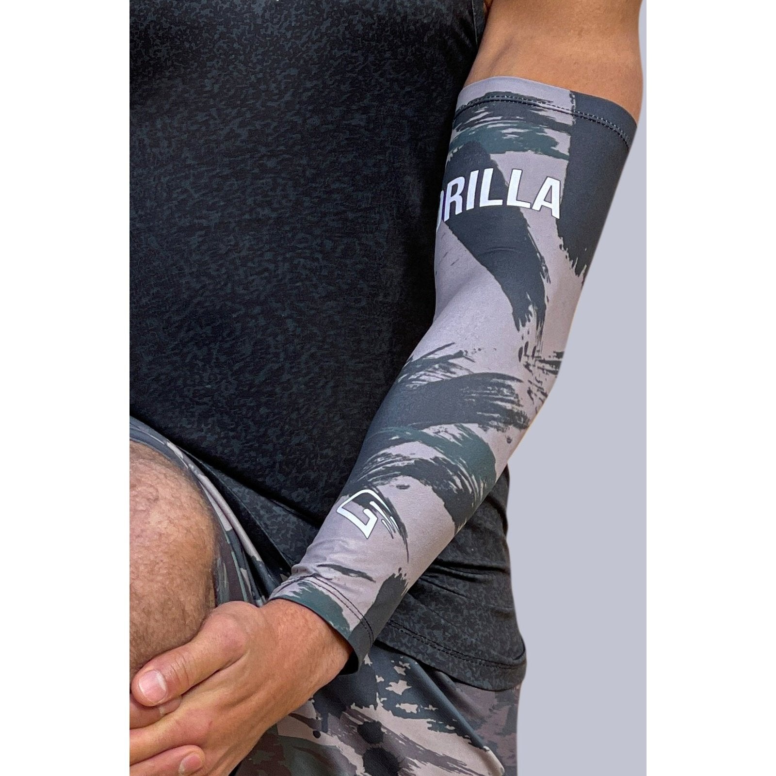Gorilla Outfit Grey Camouflage Arm Sleeves