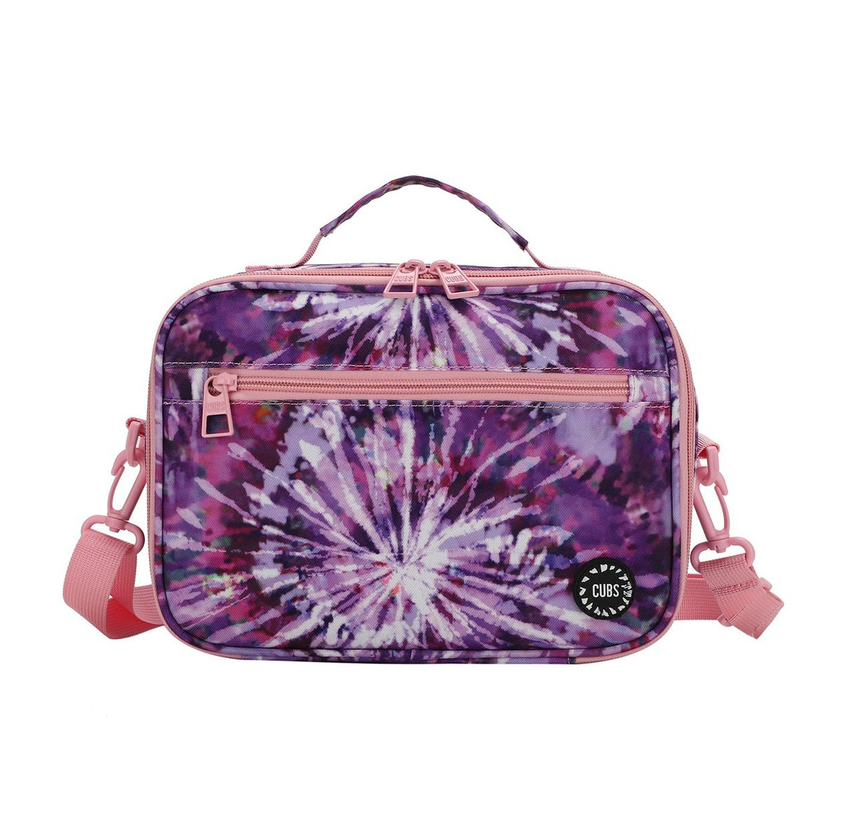 All Purple Tie Dye Crossbody Lunchbag