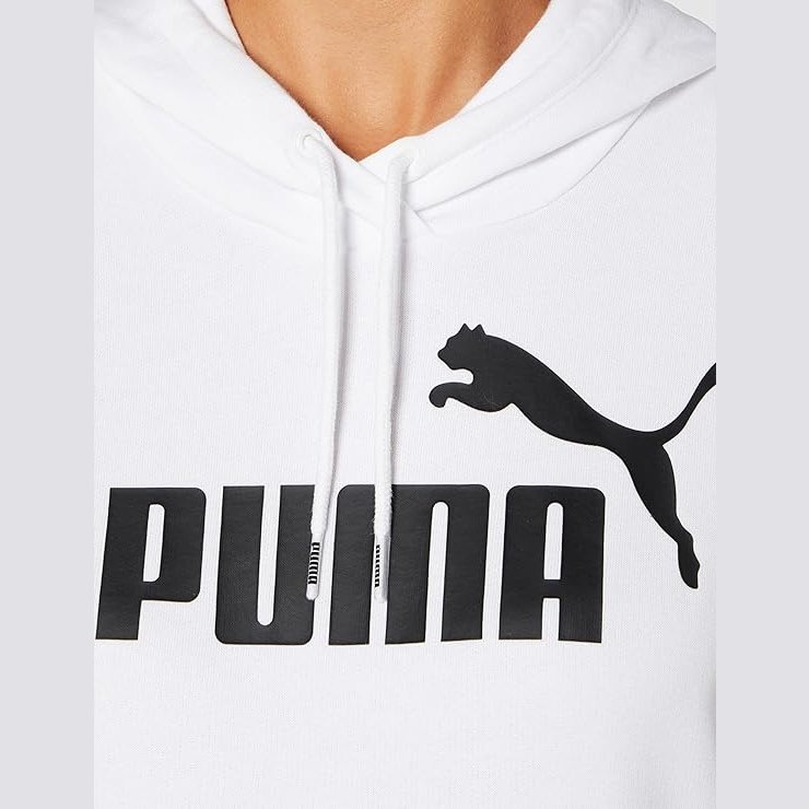 Ess Logo Hoodie Tr Puma White