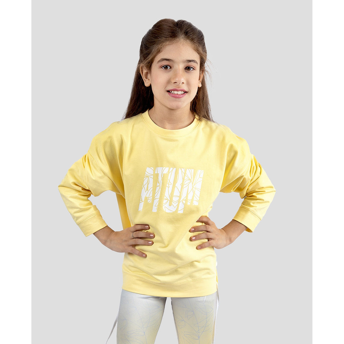 Girl's Crop Sweatshirt