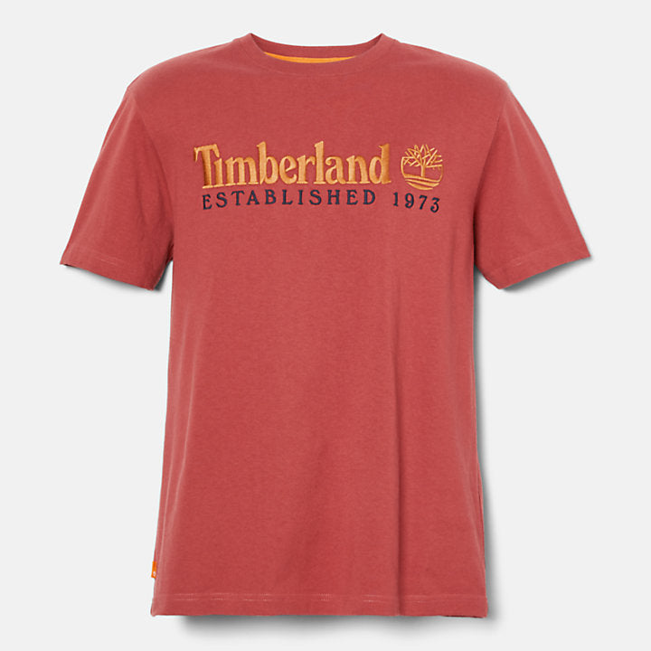 Timberland Ss Outdoor Est.1973 Linear Logo Tee