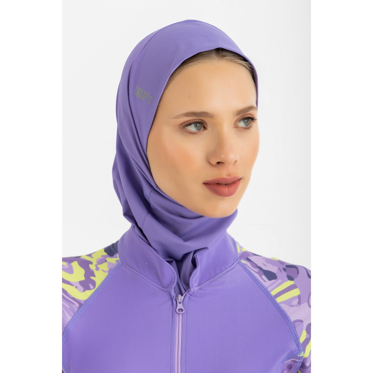 Jacaranda flower  Ultra-Fit Swim Hijab