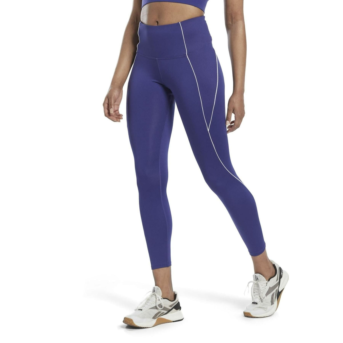 Reebok Workout Ready Ribbed High-Rise Leggings