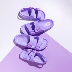 Lilac Safari Sandals for Girls