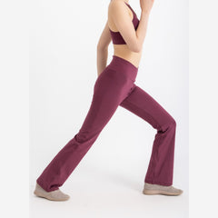 V-Flare Leggings -Crushed Violets