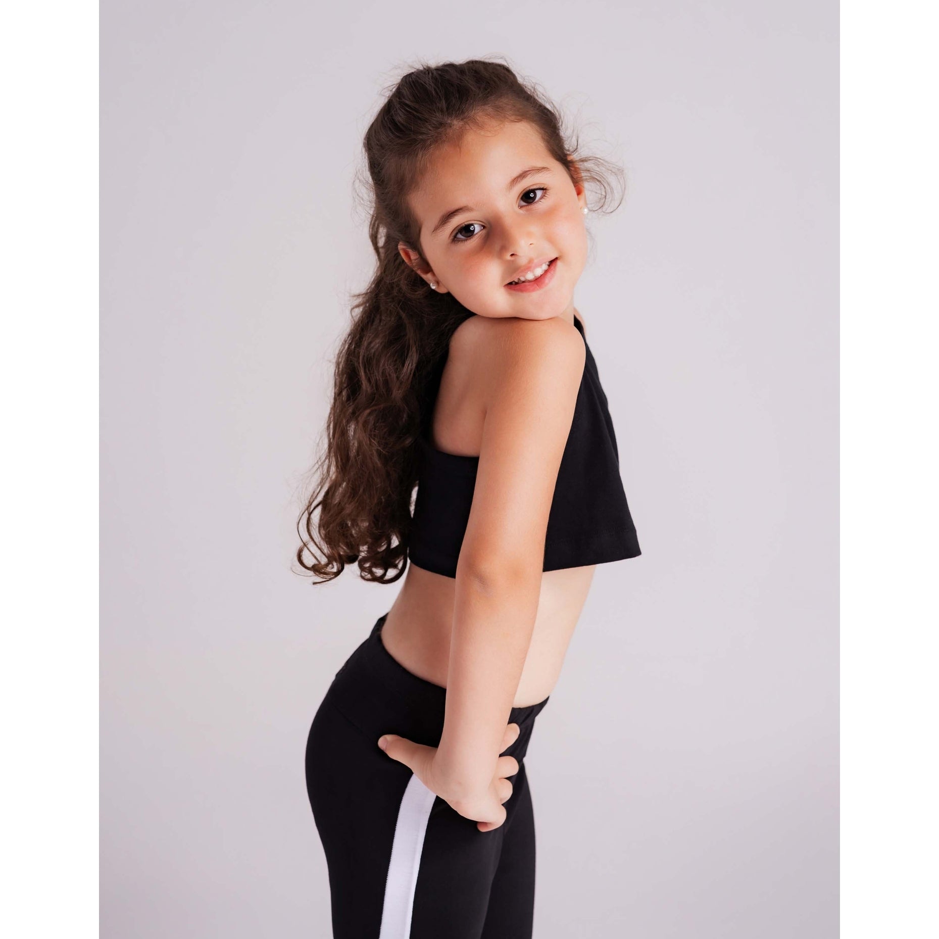 Girls Essential Crop Tank