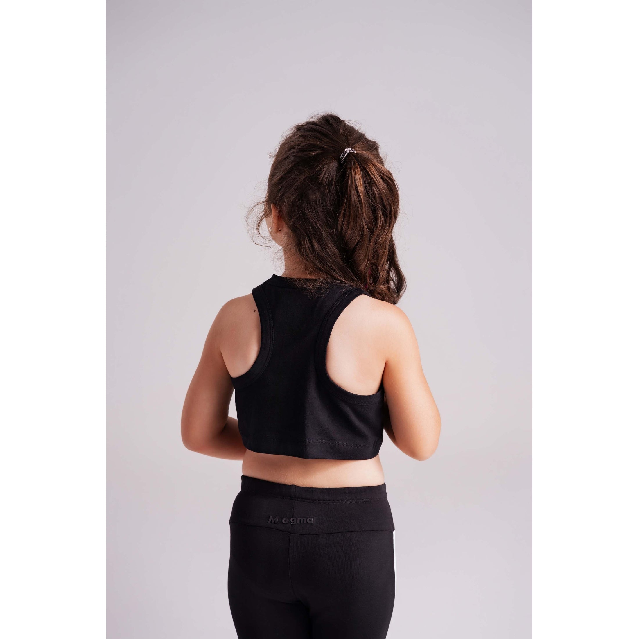 Girls Essential Crop Tank