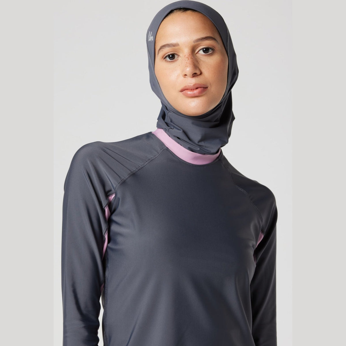 Charcoal Ultra Fit Swim Hijab