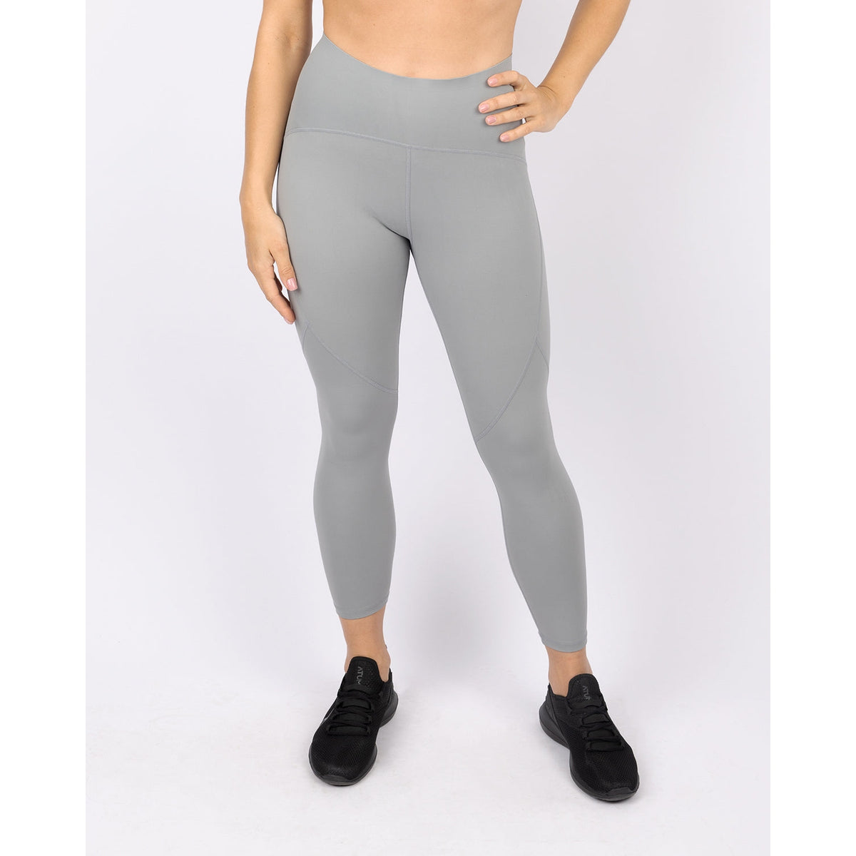 Premium High-Waisted Women's Leggings -  Gray
