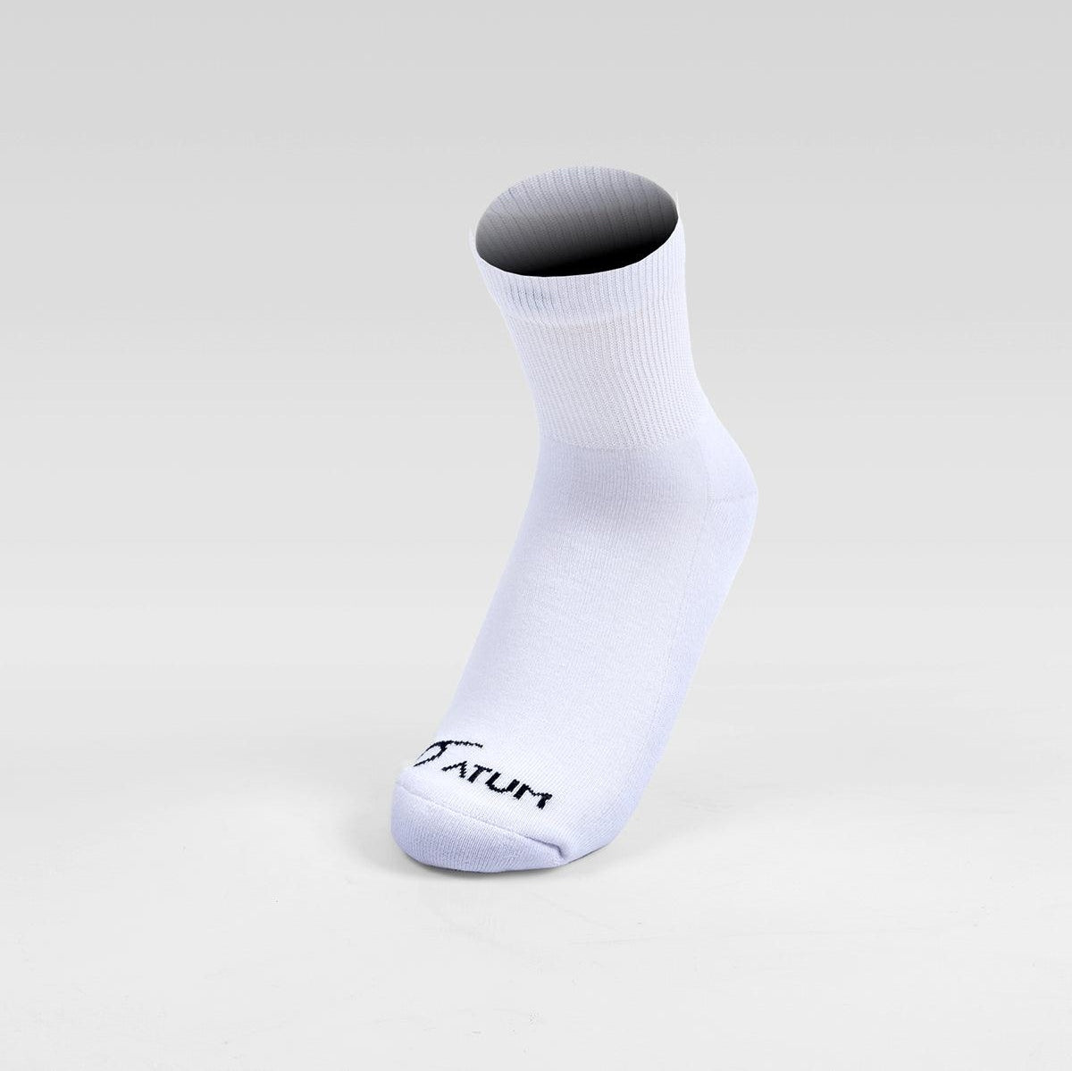 ATUM| Kids Mid-Crew Socks - Pack of 3 - white