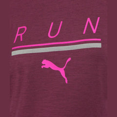Run 5K Logo Ss Tee W Grape Wine