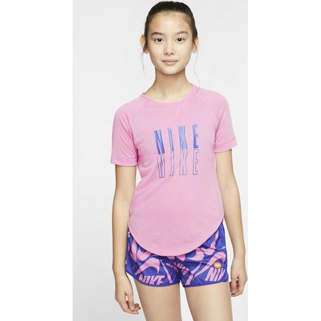 Nike Trophy Girls Training T-Shirt Pink SS - Sporty Pro