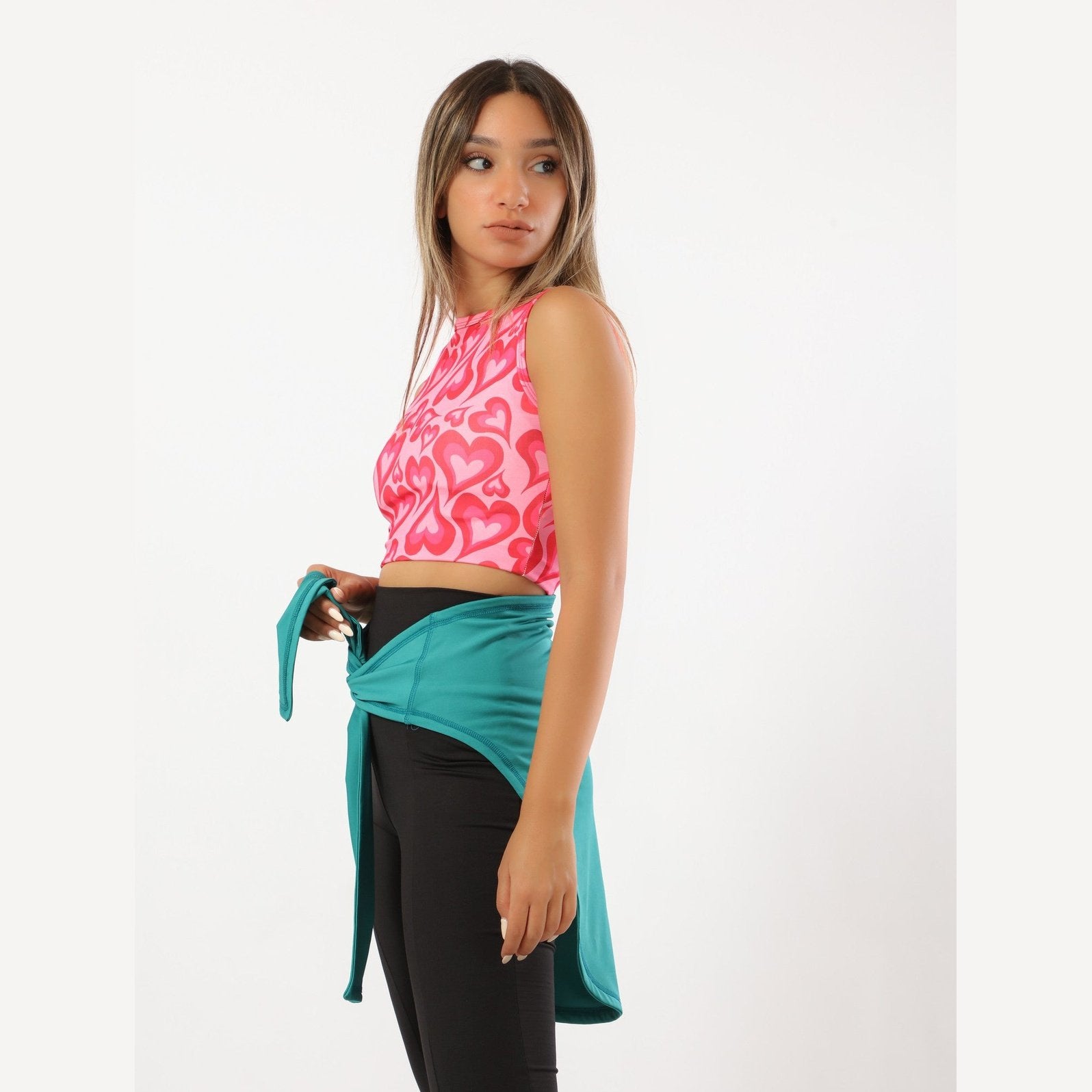 Blue Green Hip Cover With Sleeves - Sporty Pro
