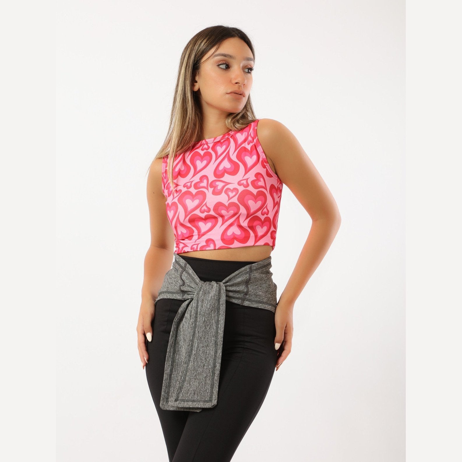 Gray Heather Hip Cover With Sleeves - Sporty Pro
