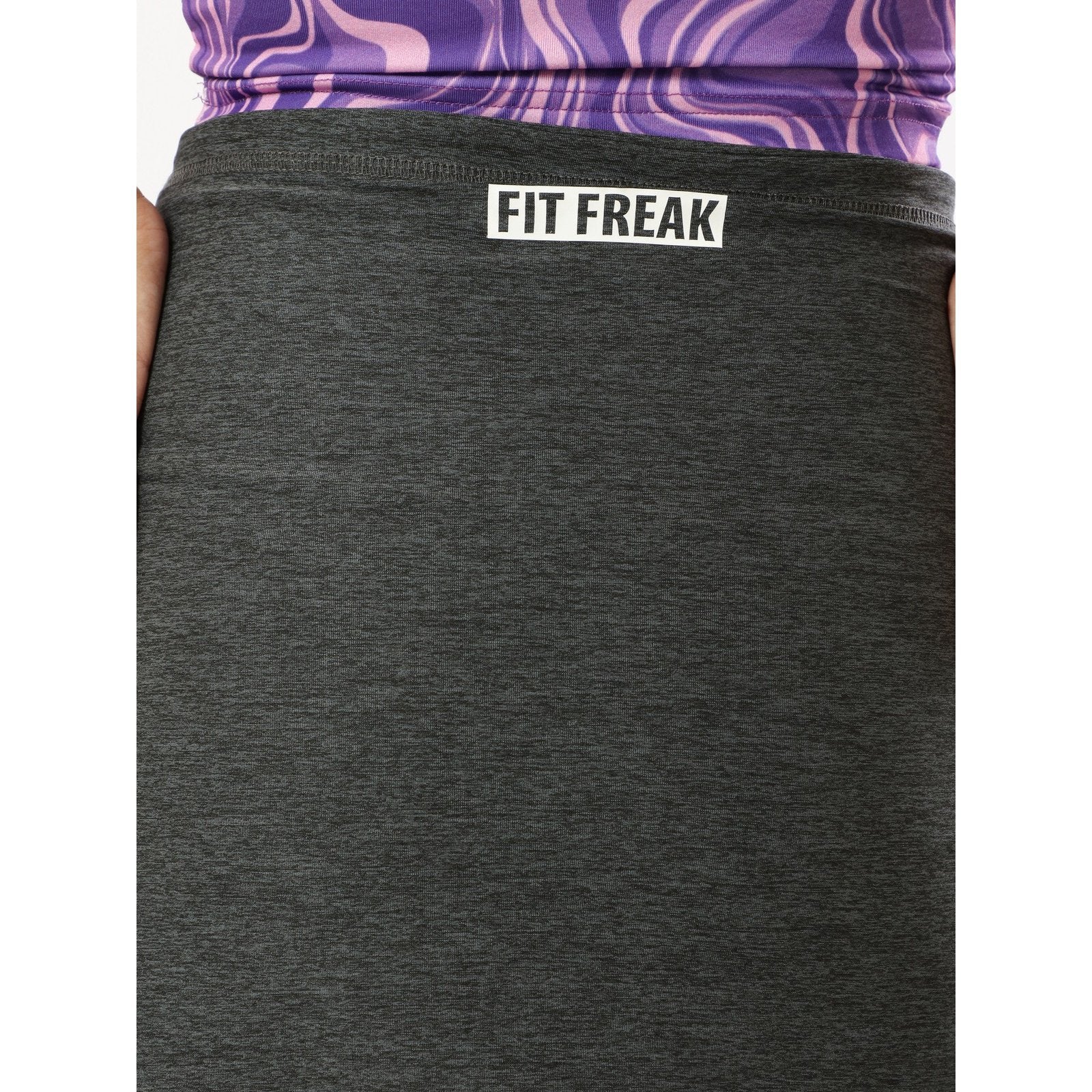 Dark Gray Heather Hip Cover With Sleeves - Sporty Pro