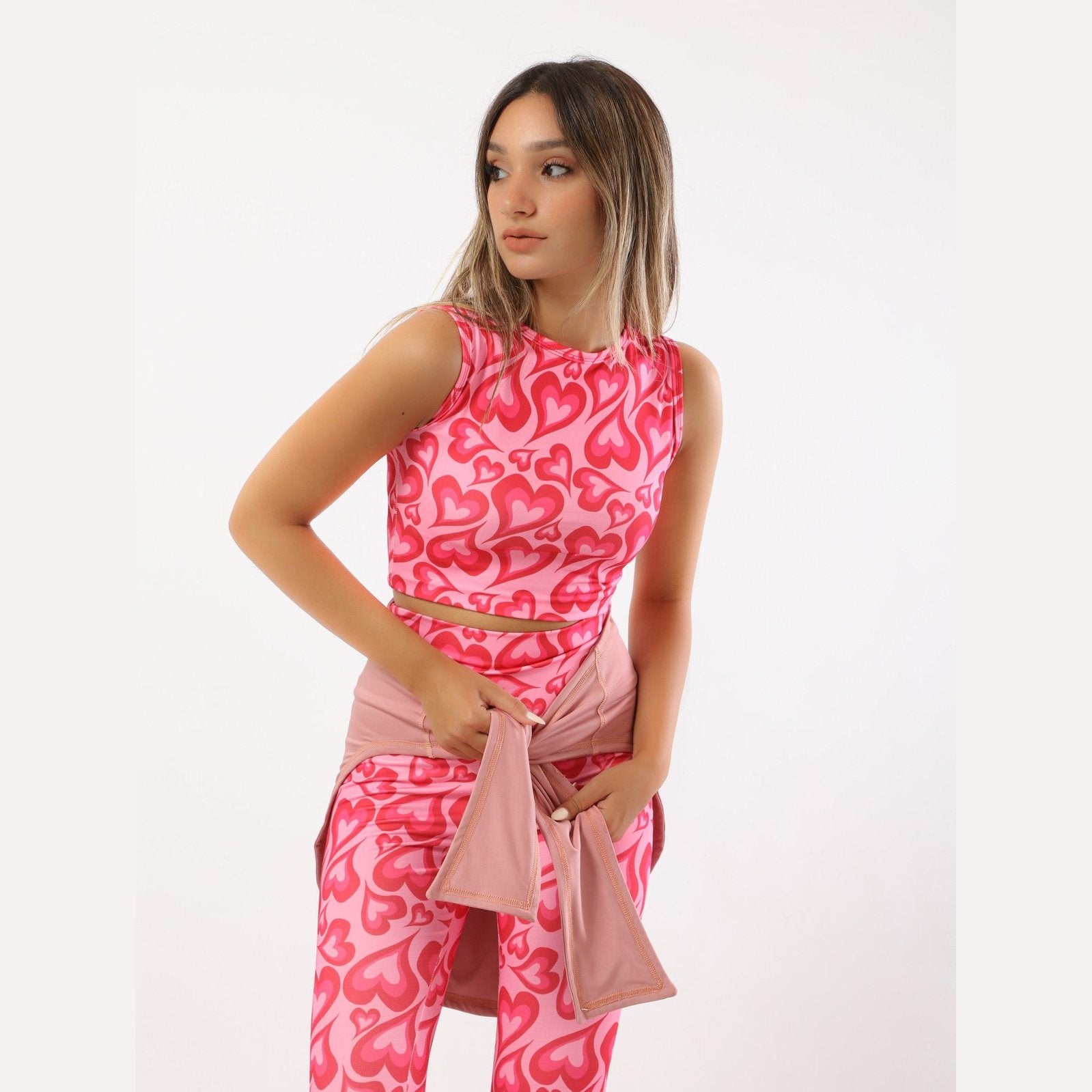 Pink Hip Cover With Sleeves - Sporty Pro