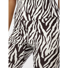 Zebra Flared Printed Trousers