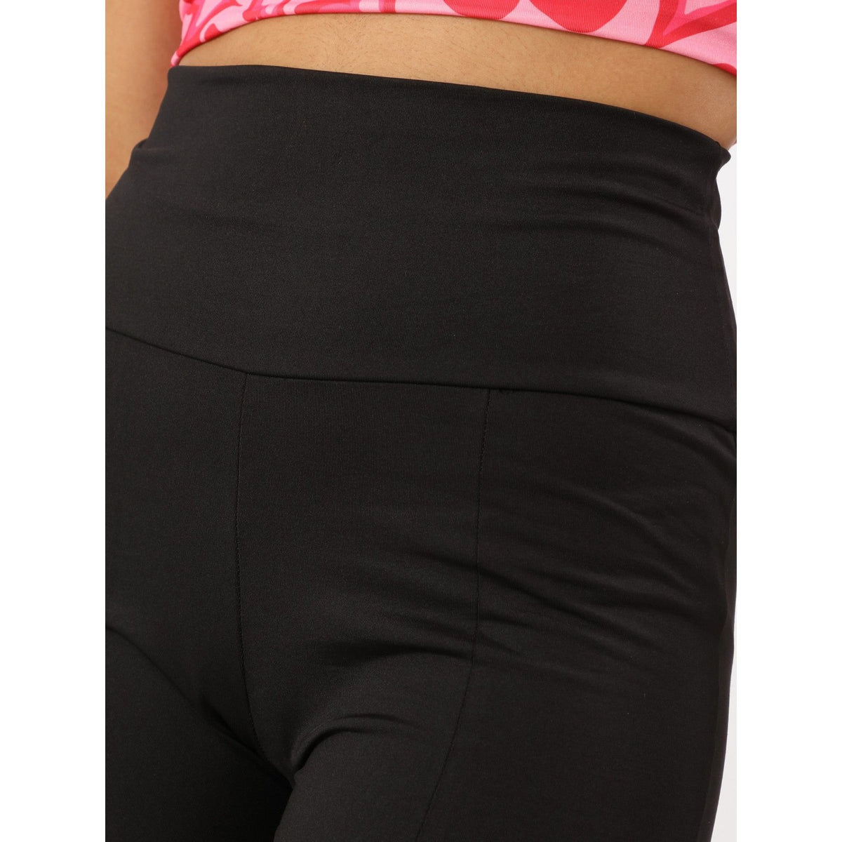 Black Flared Trousers - Sporty Pro