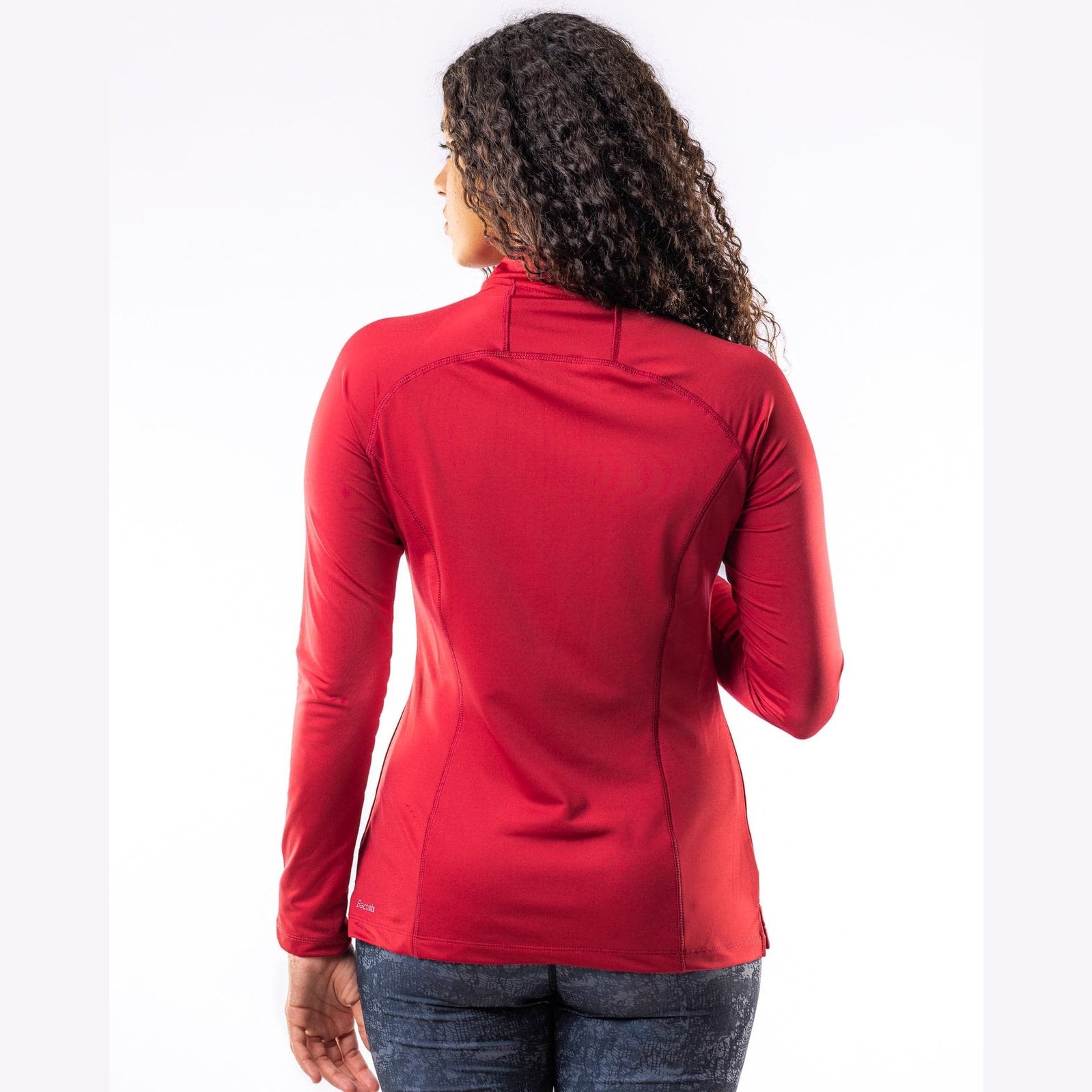 Quick Dry Quarter Zipper in Red - Sporty Pro