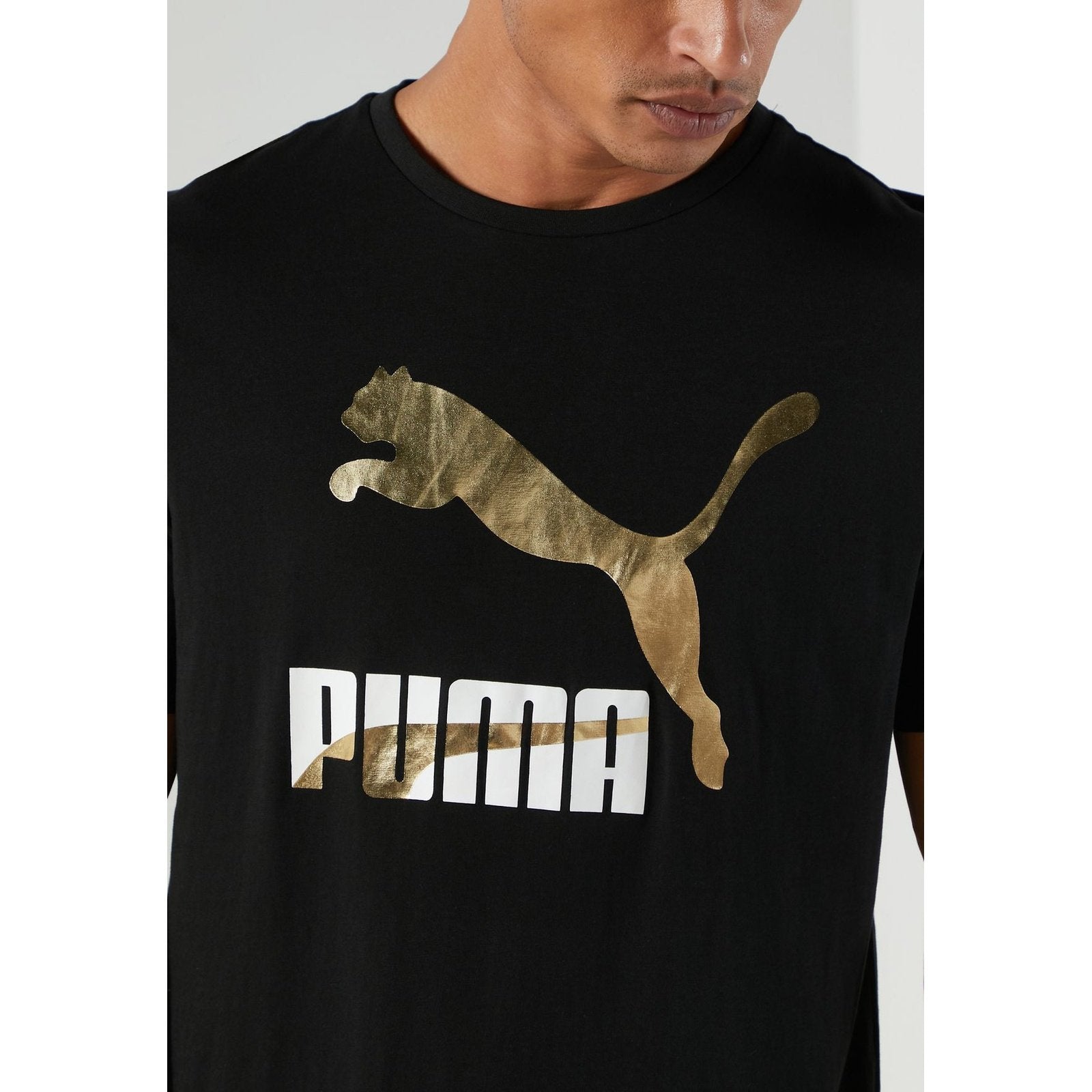 Classics Logo Tee (S) Puma Black - Sporty Pro