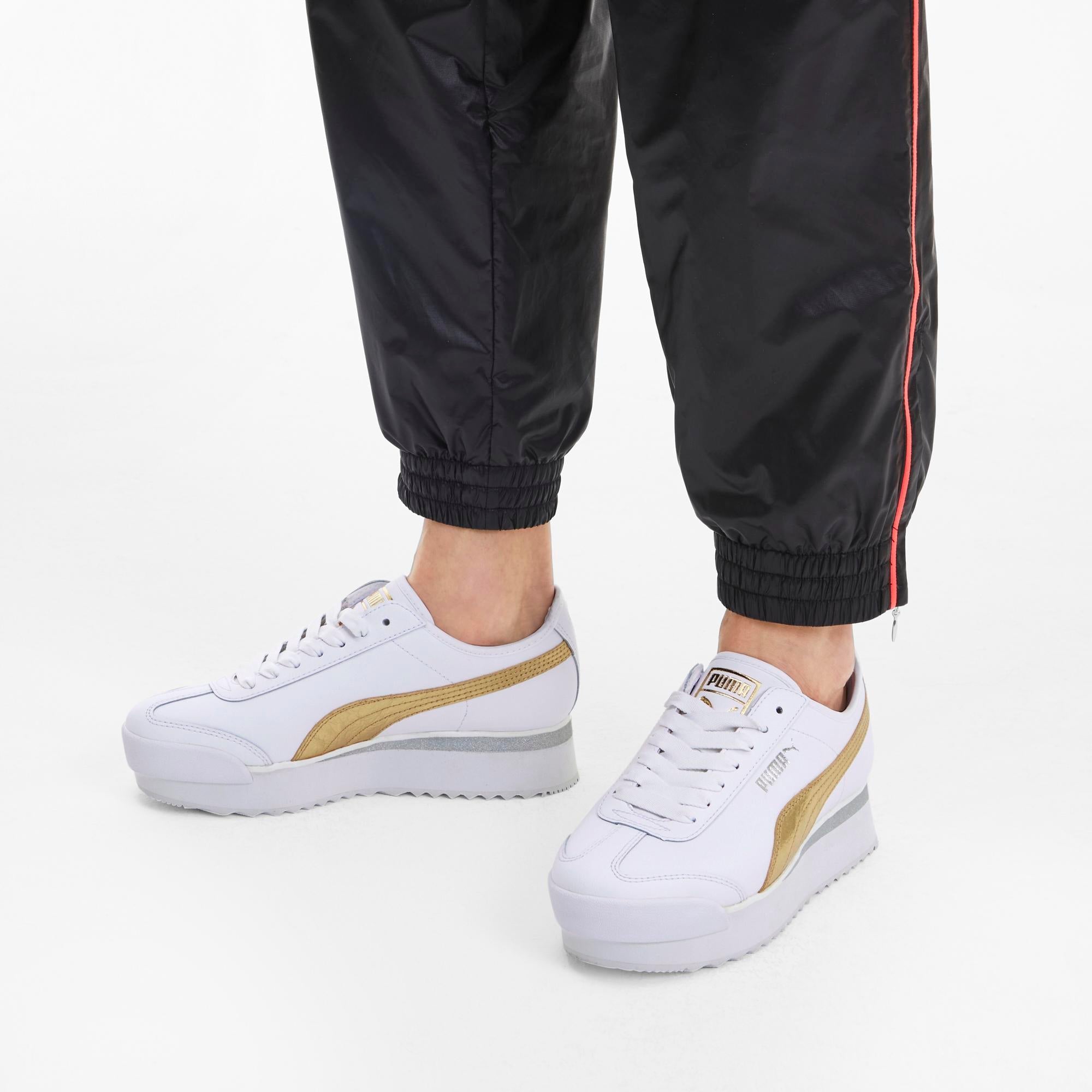 Roma Amor Metal Wn S Puma White-Gold - Sporty Pro