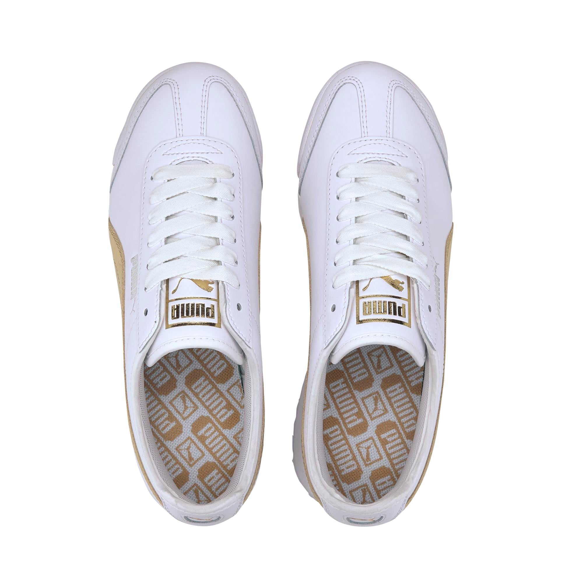 Roma Amor Metal Wn S Puma White-Gold - Sporty Pro