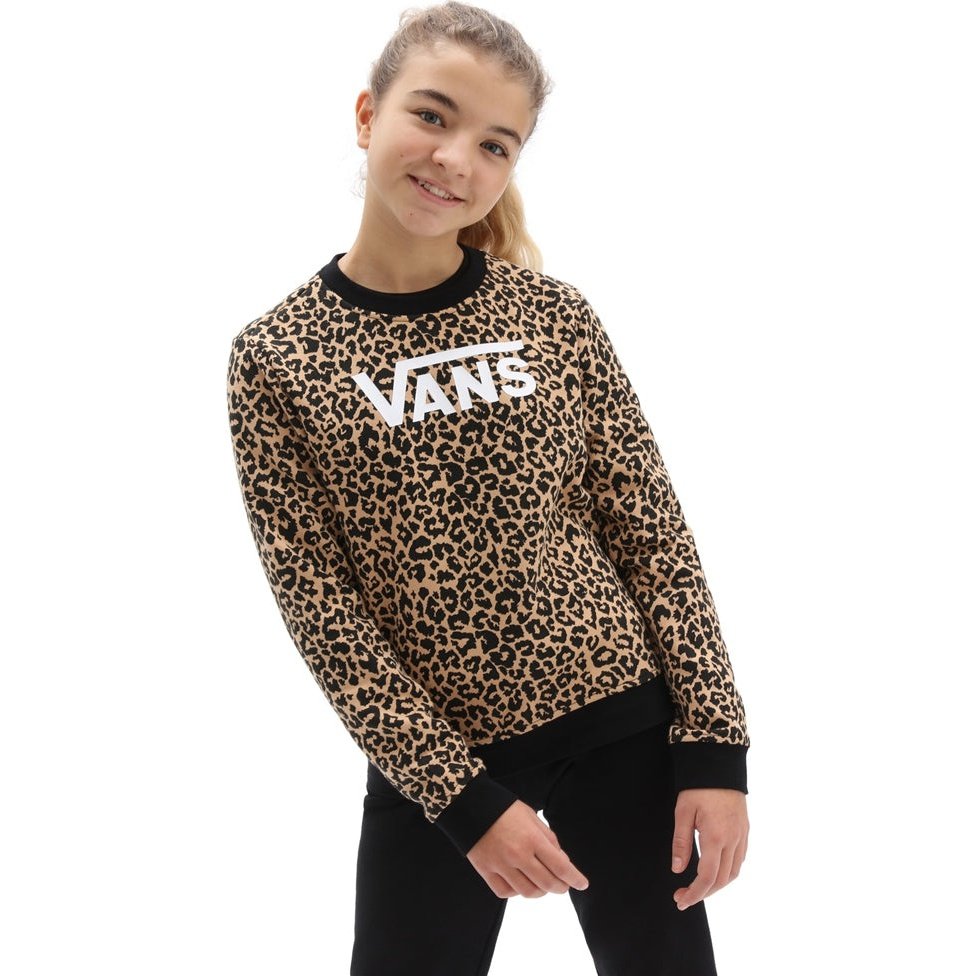 Vans Girls Leopard Crew