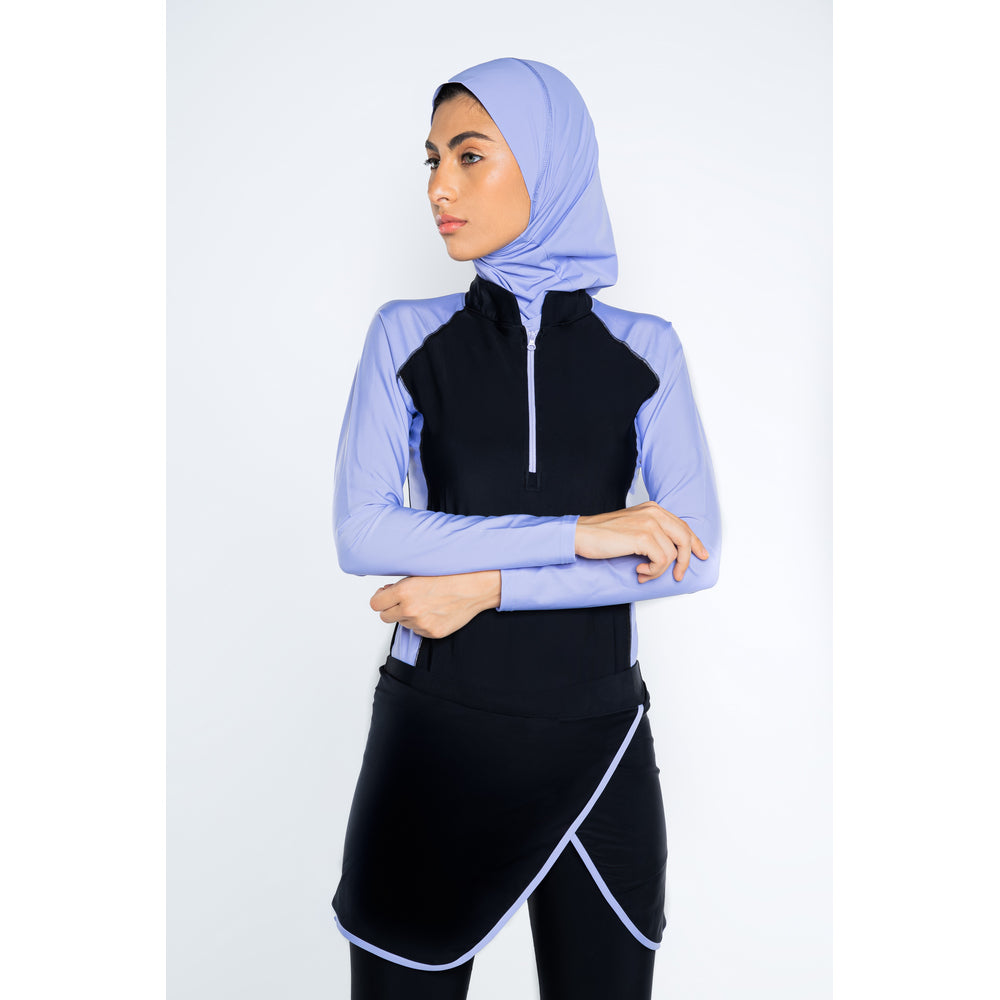 Lavender Ultra-Fit Swim Hijab - Sporty Pro