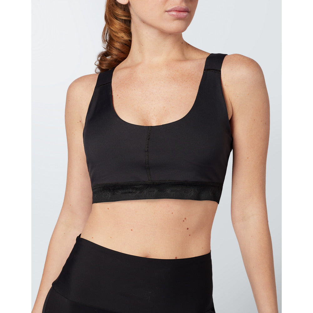 Libra Logo Sports Bra- Black - Sporty Pro