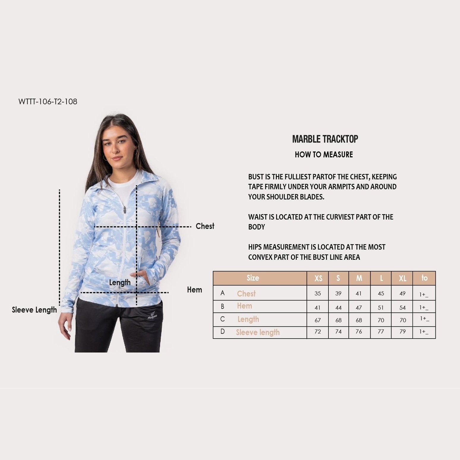 Blue Marble Track Top - Sporty Pro