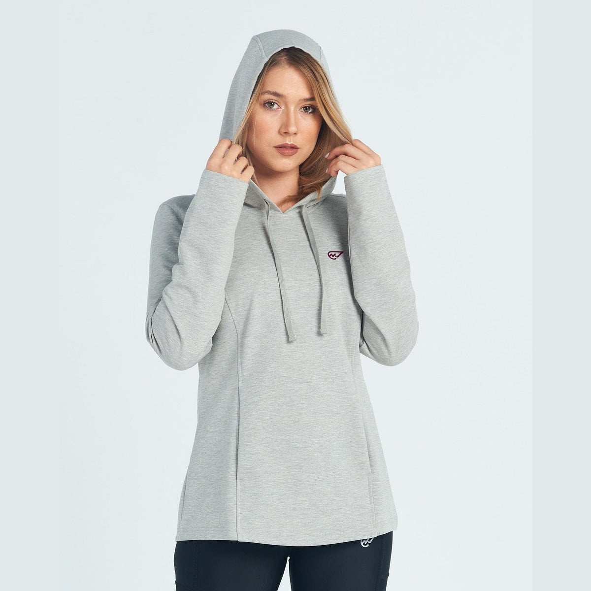 Milton Hoodie in Light Grey - Sporty Pro