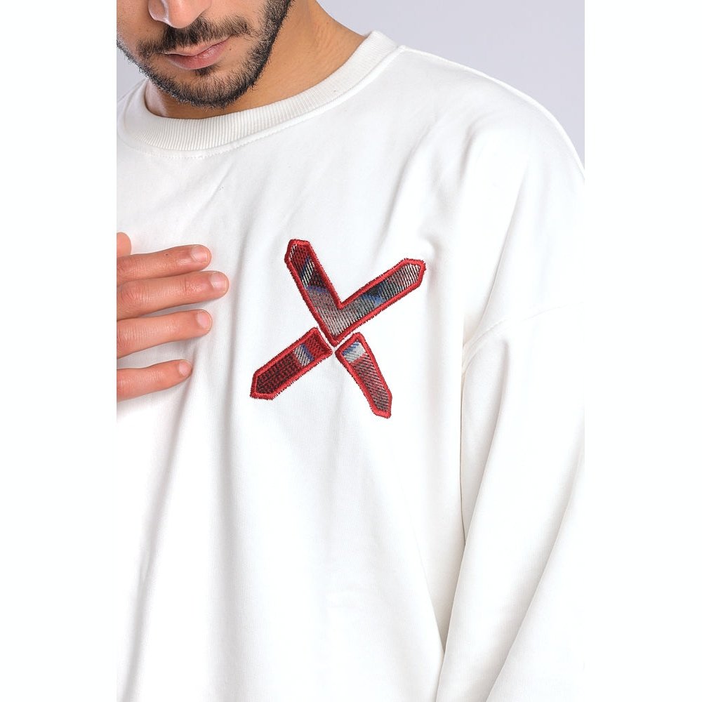 Checkered X Sweatshirt