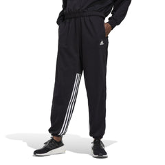 Adidas Women Hyperglam 3-Stripes Oversized Cuffed Joggers With Side Zippers - Sporty Pro