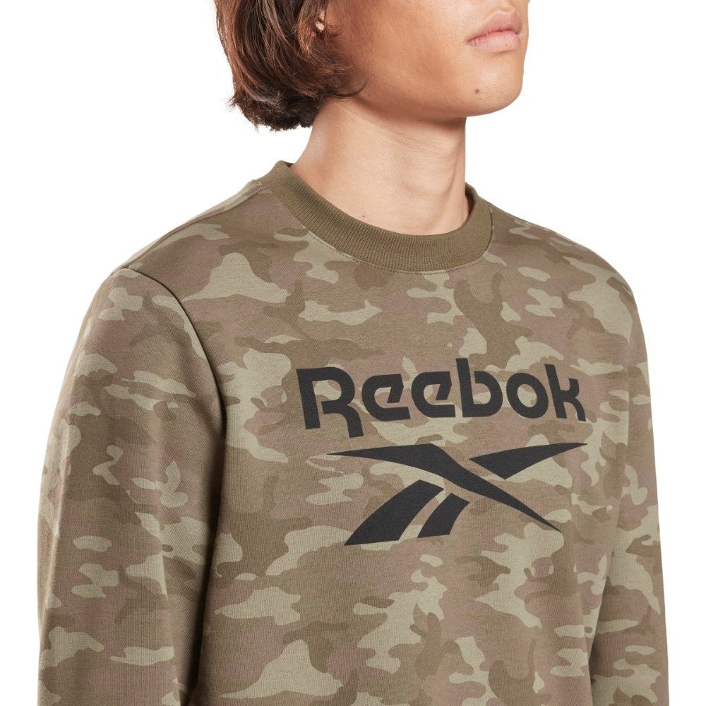 Reebok Identity Camo Big Logo Crew Sweatshirt - Sporty Pro