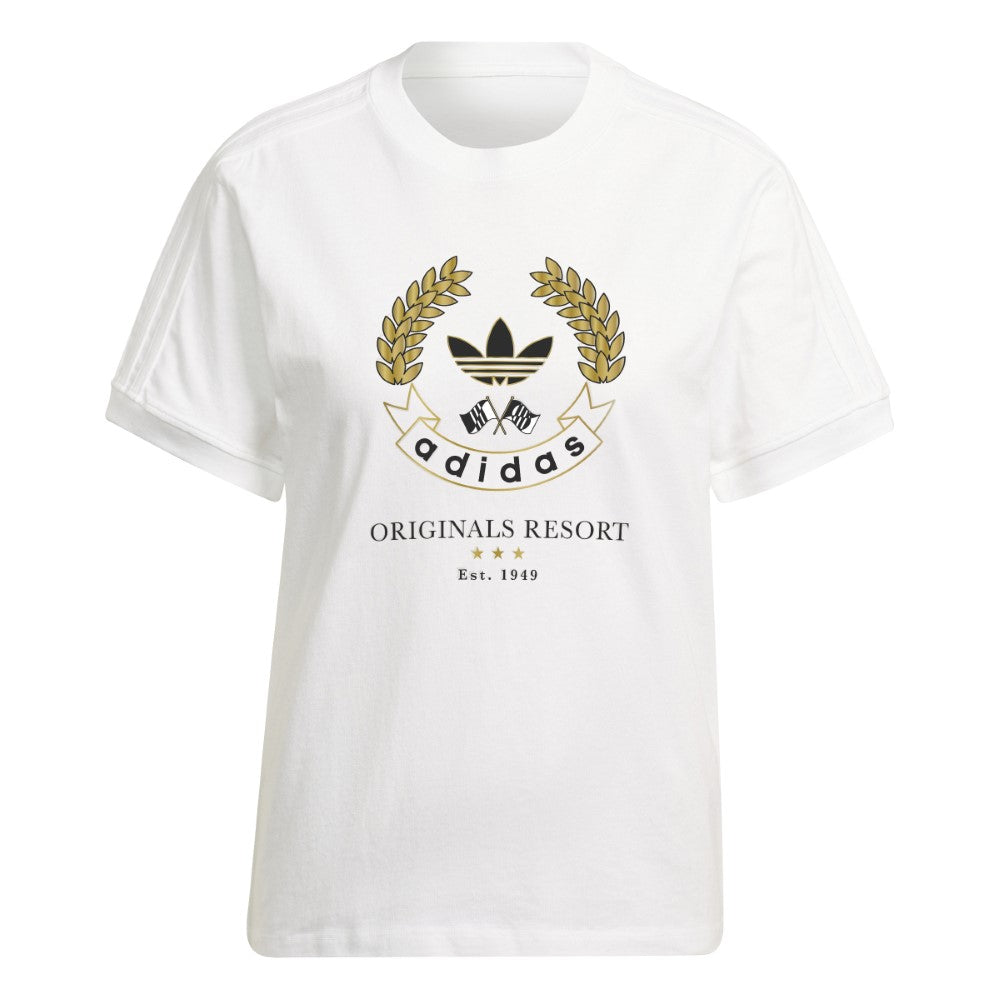 Adidas T-shirt with Crest Graphic - Sporty Pro