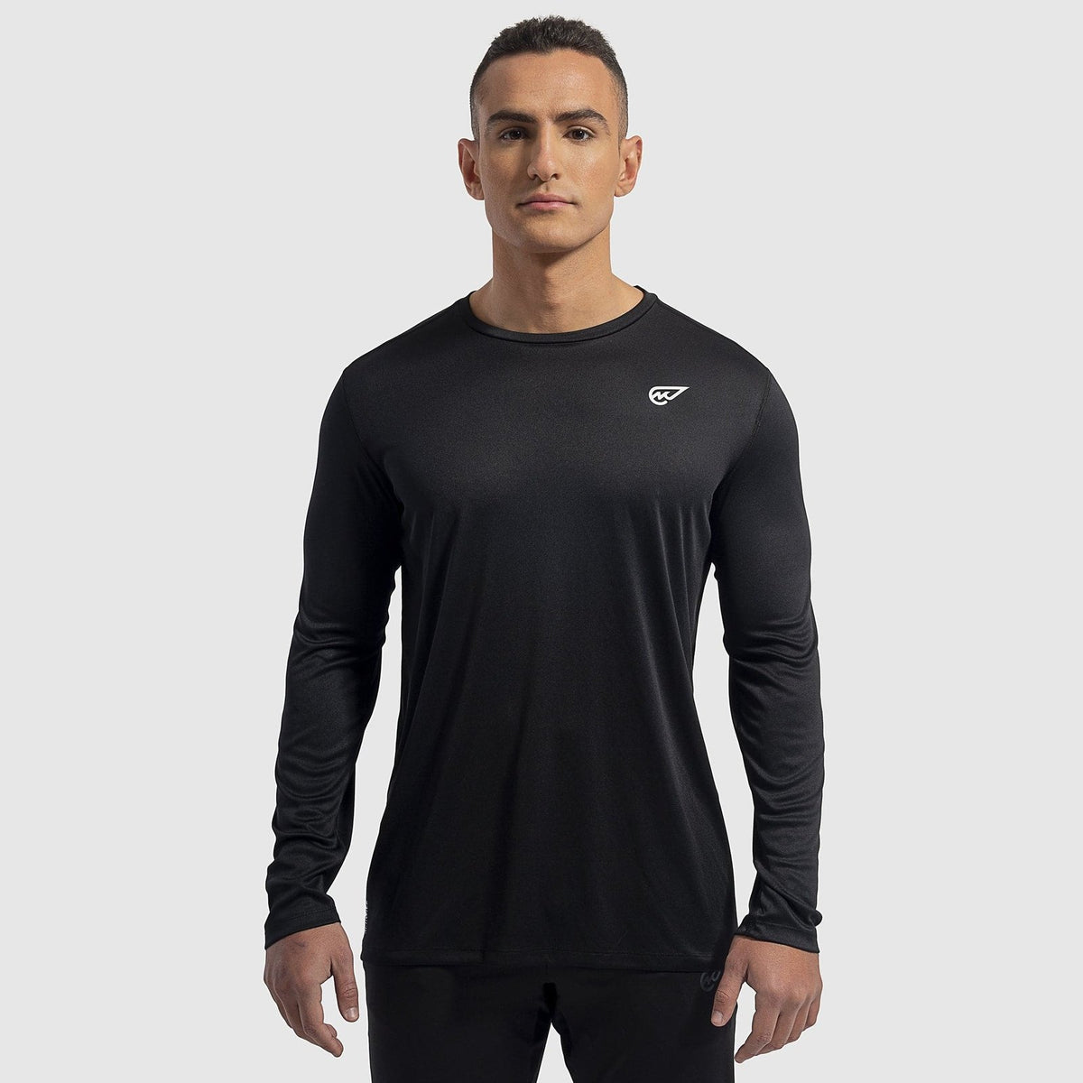 Black Long Sleeve Crew - Sporty Pro