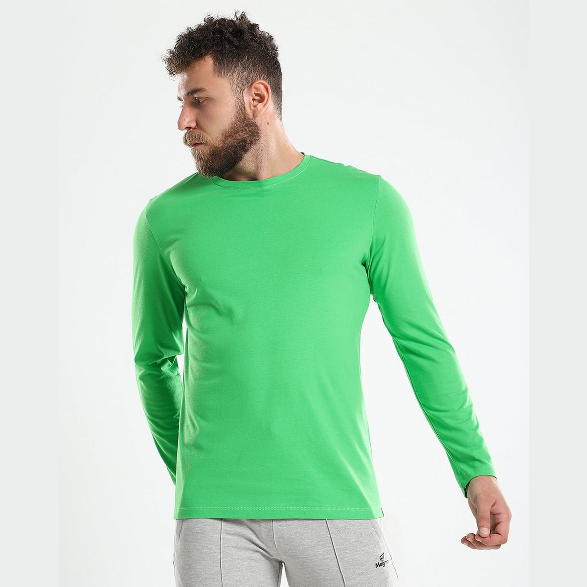 Crew Neck Cotton Long Sleeve - Sporty Pro