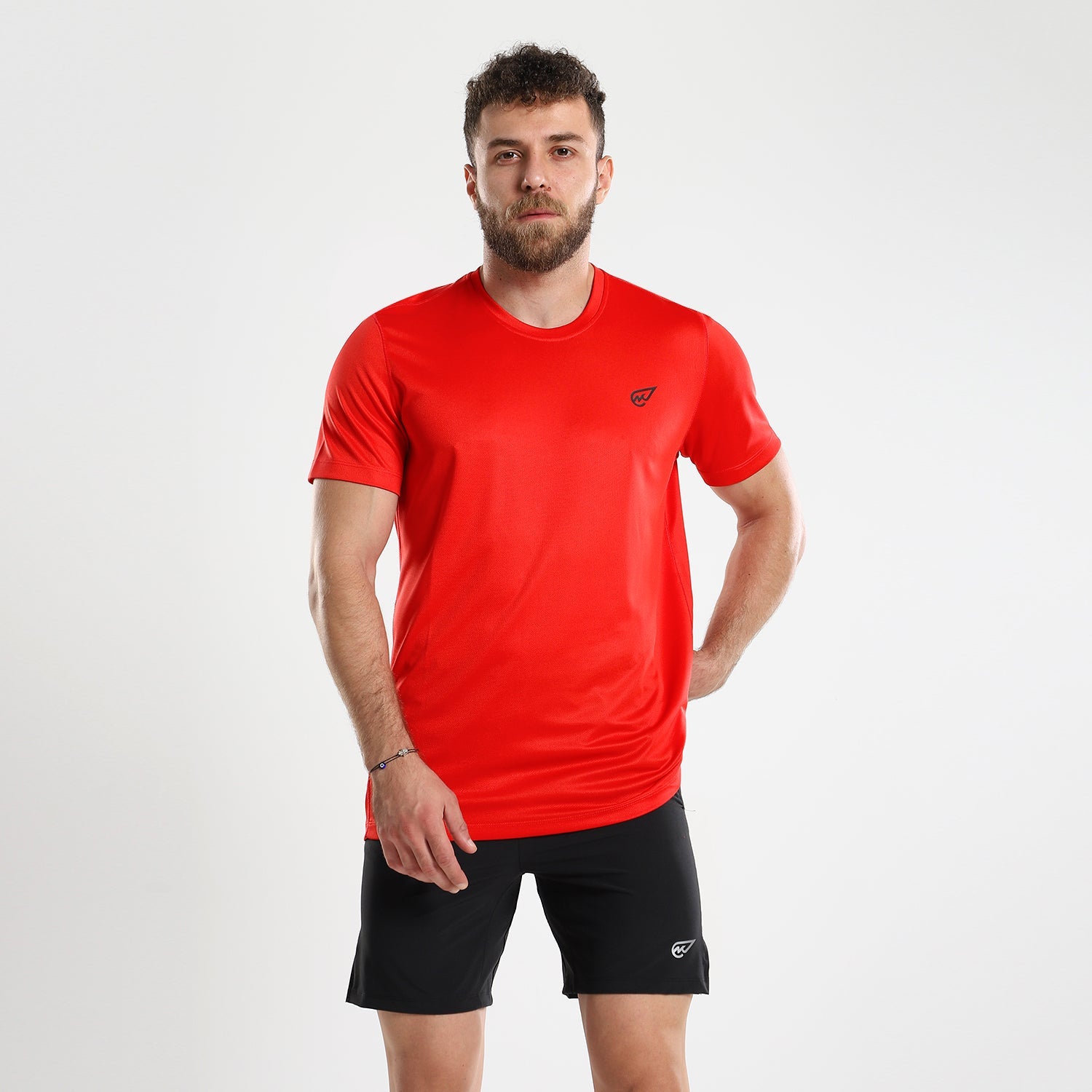 Training T-shirt in High Risk Red