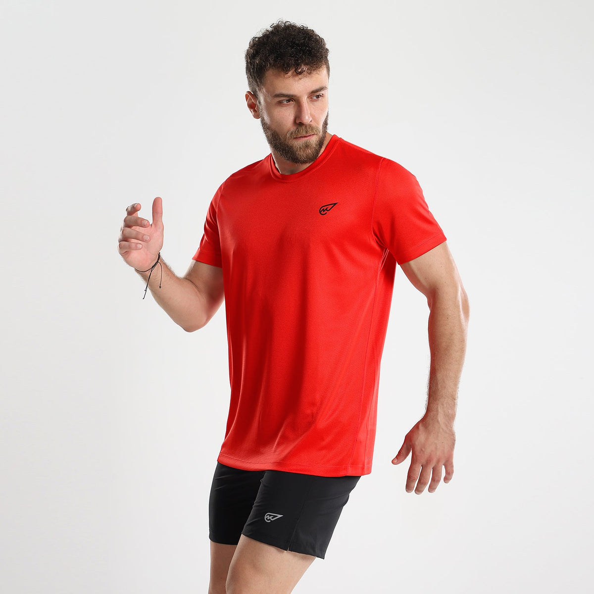 Training T-shirt in High Risk Red