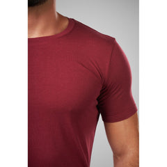 T-Shirt Basic Round Neck - Bourdeax