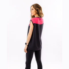 Femme Soft Sleeveless Top in Rose Red - Sporty Pro