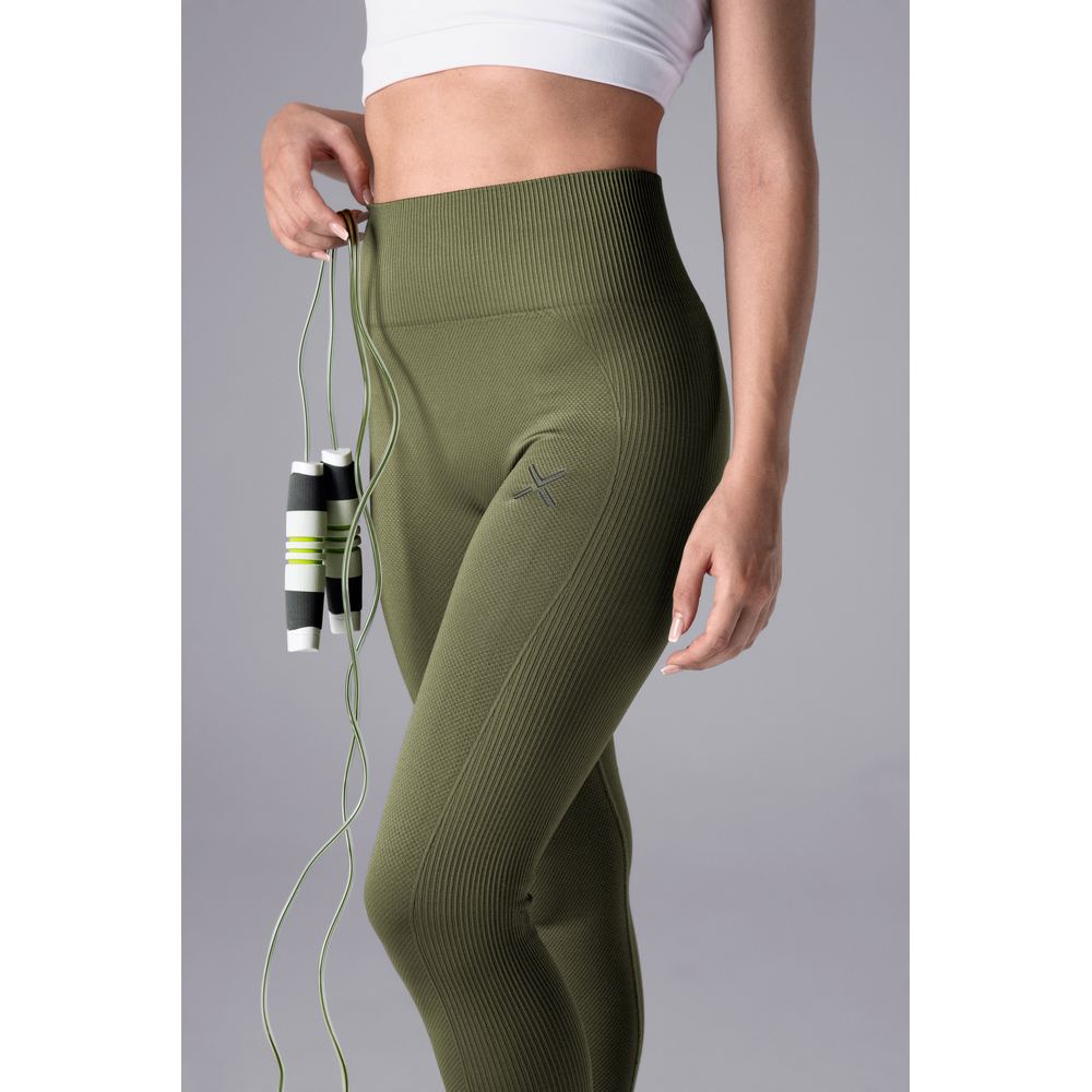 Unity Seamless Leggings in Olive - Sporty Pro