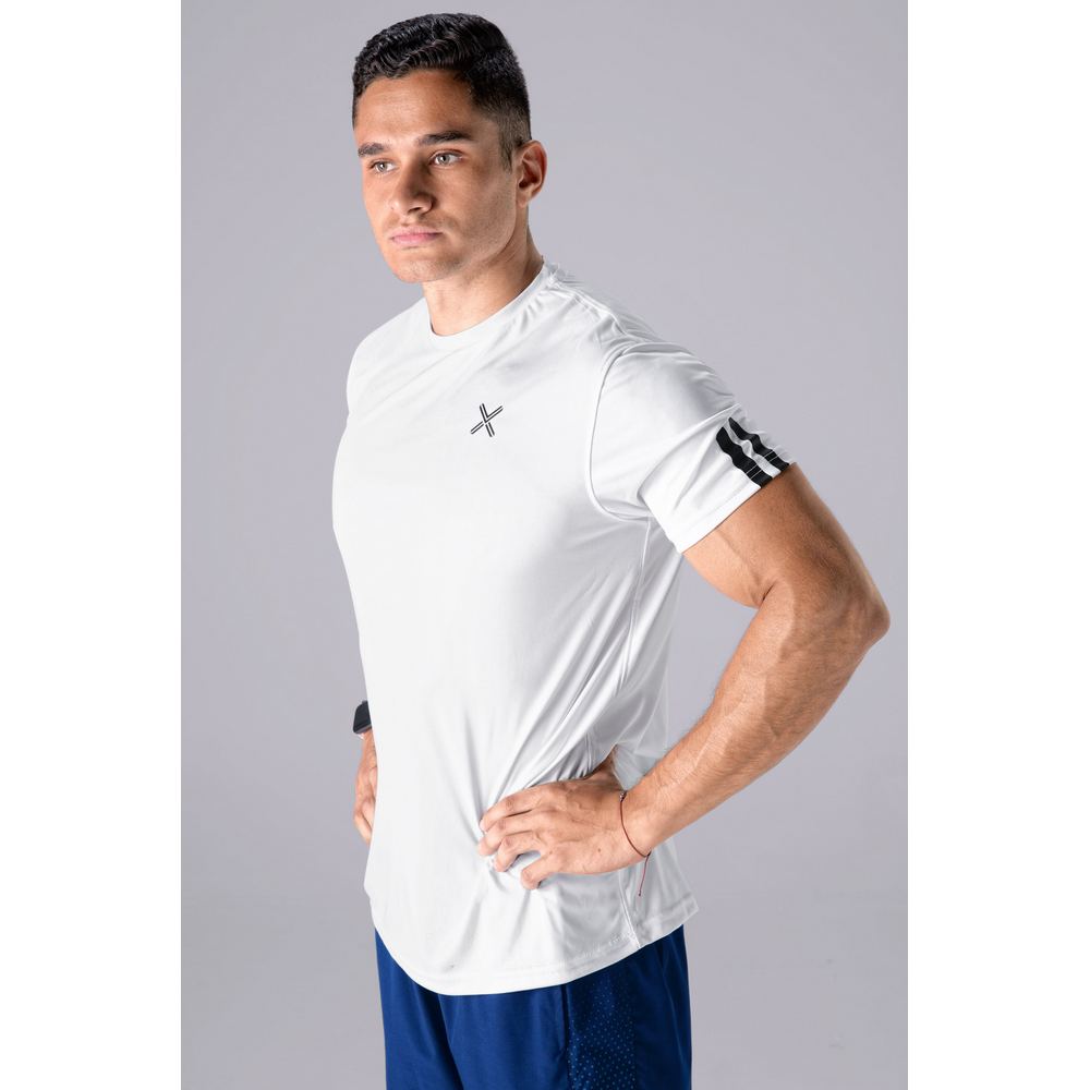 Nexus Core Collection Performance Top in White - Sporty Pro