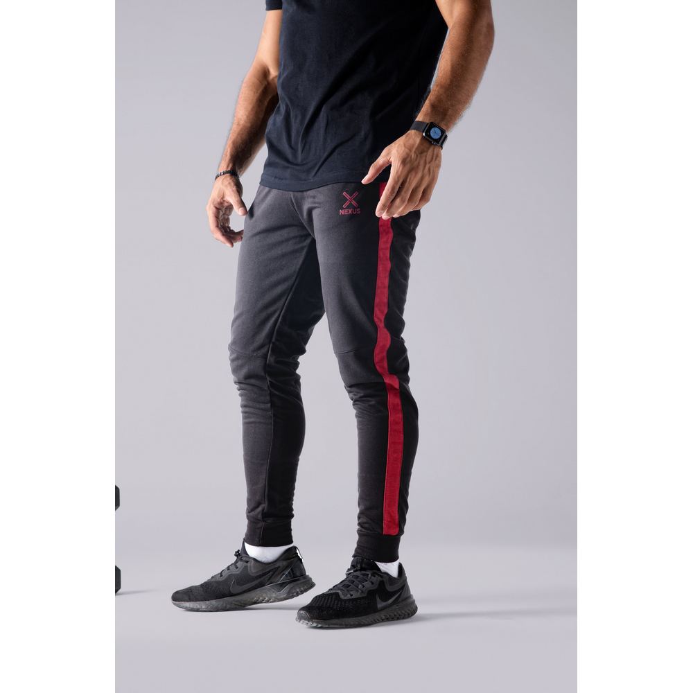 Nexus Stripe Cotton Sweatpants - Sporty Pro