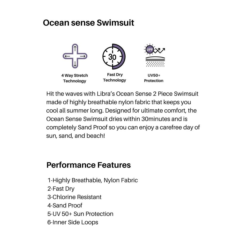 Black Tropics Ocean Sense swimsuit - Sporty Pro