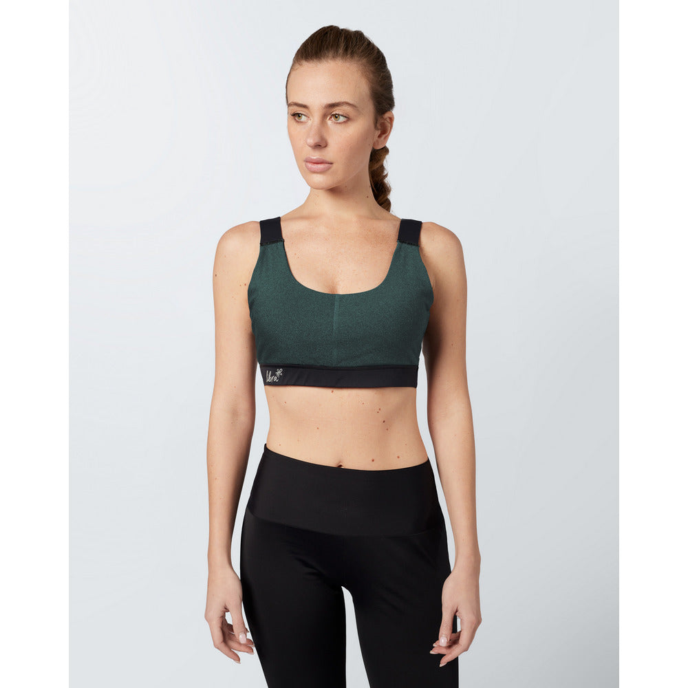 Heather Sports Bra - Pistachio Green - Sporty Pro