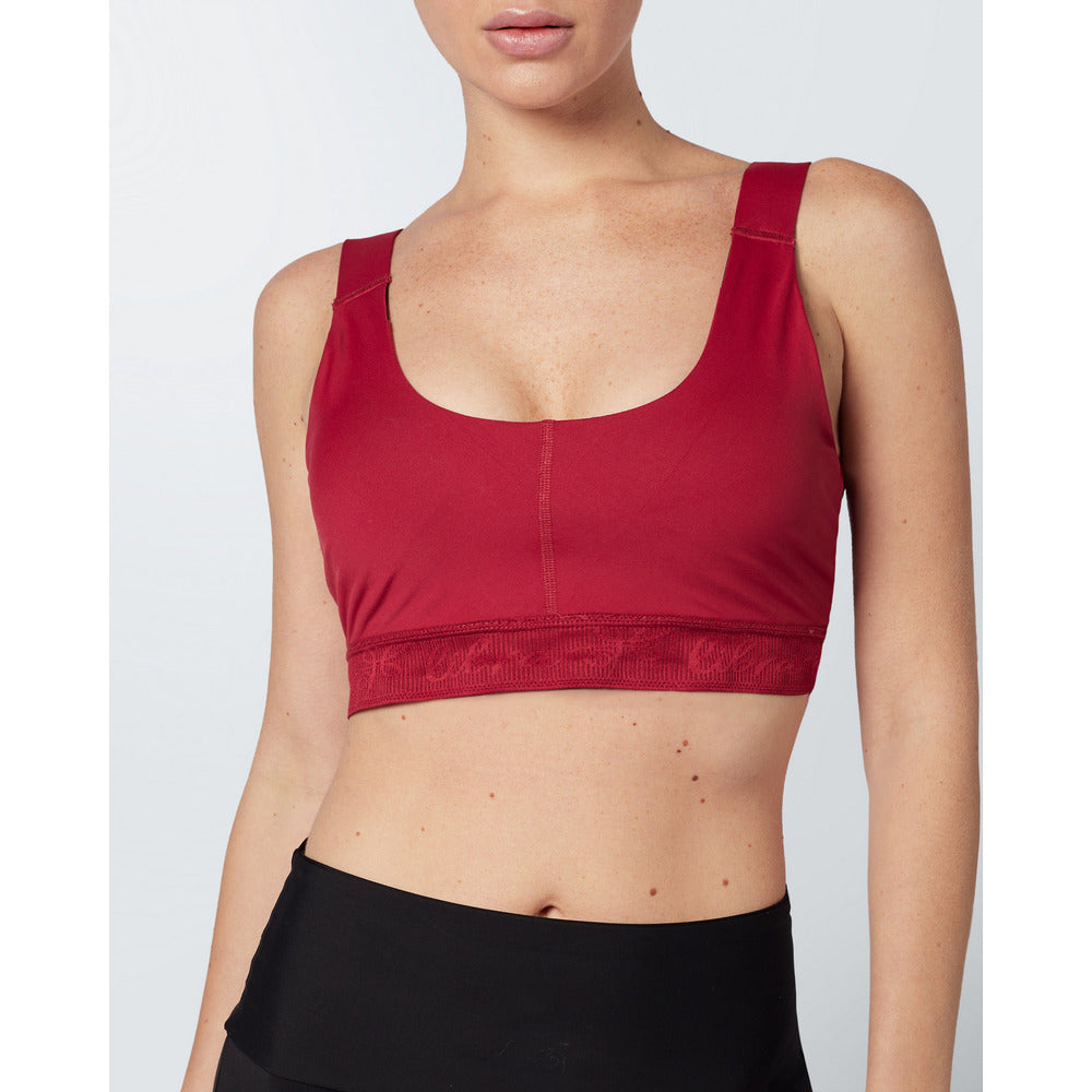 Libra Logo Sports Bra- Rumba Red - Sporty Pro